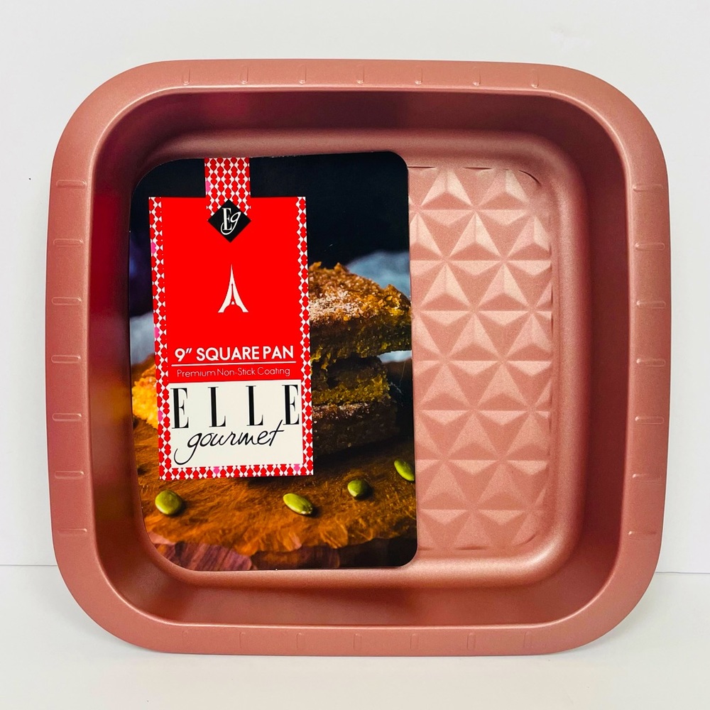 Elle Gourmet Rose Gold 9” Square Baking Pan
